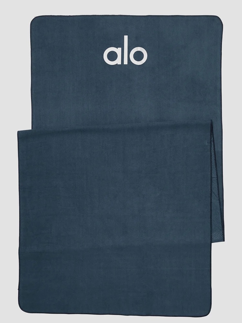 New Alo Yoga Grounded No Slip Yoga Mat Towel in Eclipse Blue - Picture 10 of 10